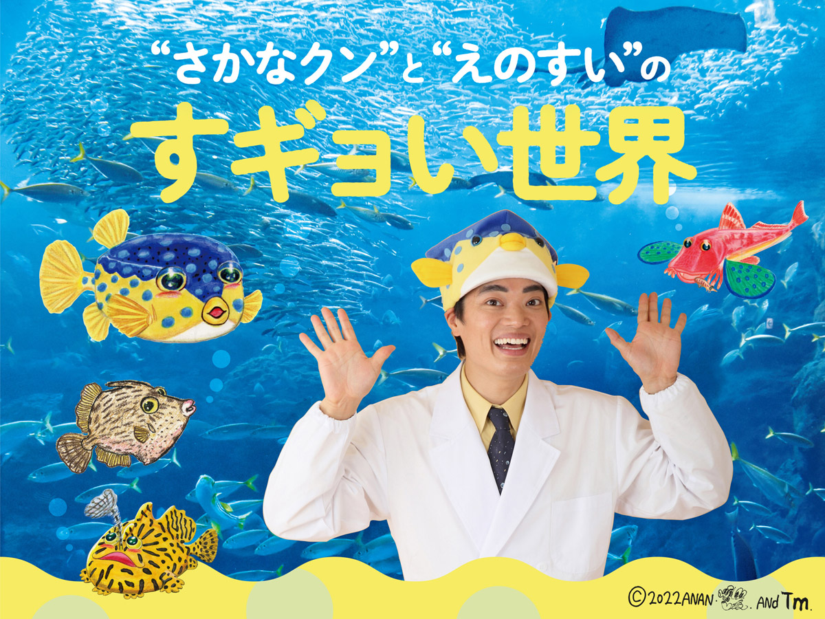 新江ノ島水族館にて「“さかなクン”と“えのすい”のすギョい世界」がスタート！ | レクリム